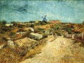 Huertos en Montmartre 3 Vincent van Gogh